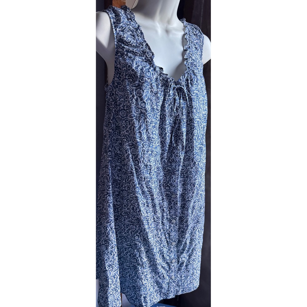 Universal Thread Womens Navy Floral Paisley Mini Swing Dress Large NWT